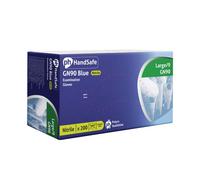 HandSafe GN90 Nitrile Powder Free Glove Blue L Pack of 200 GN90 - L