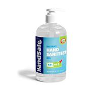 Handsafe - Sanitiser Gel - Hospital Grade Hand Sanitiser, Kills 99.9%+ Bacteria & Viruses, 250ml Alcohol Based Anti Bacterial Fast Acting Formula