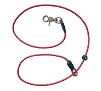 Handsfree Lead - Field Trial Pro Range - 5mm - Spring Loaded Stopper - One Size Fits All and Suitable For All Breeds of Dog with 4 Colour Options (Red)