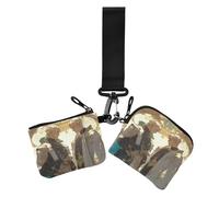 Handsome Anime Man Twins Women's Wallets Card Cases Large Capacity Card Wallet Money Organizer with Zipper Coin Pocket for Work Travel 2 Pcs, Handsome anime man Twins, One Size, Casual