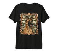 Handsome Belgian Malinois Working Dog Vintage Style Premium T-Shirt