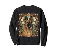 Handsome Belgian Malinois Working Dog Vintage Style Sweatshirt