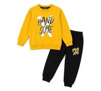 HANDSOME Boys Tracksuit Set, 2Pcs, Yellow, Size 22, Age 4 Years