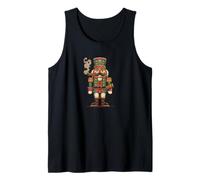 Handsome Cigar Nutcracker Look for Xmas Cigars Lovers Tank Top