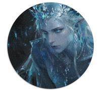 Handsome Guy 1000 Pieces Round Puzzle Creative Cool Seeking A Challenging And Relaxing Activity Games for Adults And Kids 1000pcs (67.5x67.5cm)