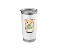 Handsome Hamster with Cup in Hand Costume Stainless Steel Insulated Tumbler
