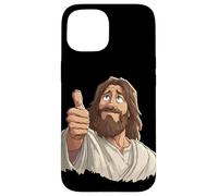 Handsome Jesus Christ with Thumb up Look Case for iPhone 15