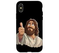 Handsome Jesus Christ with Thumb up Look Case for iPhone X/XS