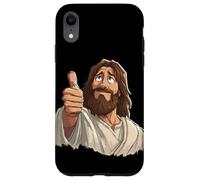 Handsome Jesus Christ with Thumb up Look Case for iPhone XR