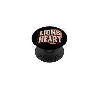 Handsome Lions Heart Emblem PopSockets Adhesive PopGrip