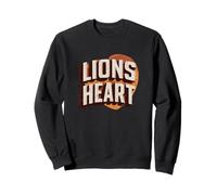 Handsome Lions Heart Emblem Sweatshirt