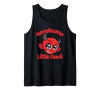 Handsome Little Devil Baby Cartoon Character for Kids Tank Top