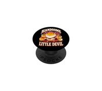 Handsome Little Devil Deviled Eggs Bootleg Egg Dad Joke Pun PopSockets Adhesive PopGrip