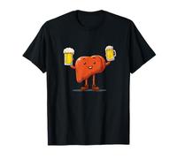 Handsome Liver Costume with Beer for Party Lovers T-Shirt