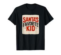 Handsome Santa's Favorite Kid Look T-Shirt