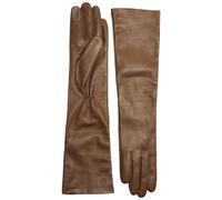 Handsome Stockholm Essentials Long Leather Gloves - Taupe - M