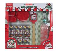 Handstand Kitchen Hello Kitty Holiday Cookie Party Set with Cookie Stamps, Frosting Bag, Spatula and More