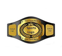 HANDSY Championship Customizable Wrestling Belt - Fully Personalized for All Sports - Custom Championship Belt (2mm Brass)