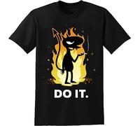 Handuo Disenchantment Luci T-Shirt Do It Tee Men's Unisex Tee Black M