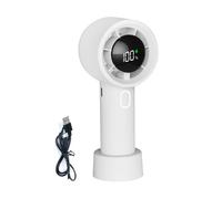 Handventilator - Taschenventilator | Hand Ventilator | Tragbarer, Kleinerr Kühlventilator | Wiederaufladbares Digitaldisplay Mit 100 Geschwindigkeiten - Ein Must-have Für Zuhause, Outdoor, Camping