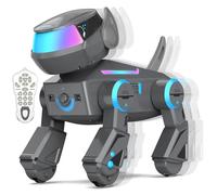 Handwell Robot Dog Toy for Kids Age 3+,Remote Control Programmable Robot Toy with Bluetooth & LED Eyes, Touch Interactive Dog Toys Singing Dancing Robotic Pet Christmas Birthday Gift for Girls Boys
