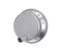 Handwheel pulse encoder 1Pc Handwheel CNC Pulser 60mm Pulse 100 5V 4Pin 6Pins Manual Pulse Generator Hand Wheel CNC Machine Rotary Encoder(60mm 4Pin 5V 100PPR)