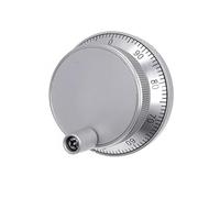 Handwheel pulse encoder 1Pc Handwheel CNC Pulser 60mm Pulse 100 5V 4Pin 6Pins Manual Pulse Generator Hand Wheel CNC Machine Rotary Encoder(60mm 4Pin 5V)