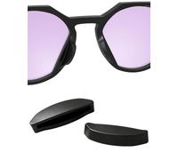 Handwith 1 Pair Soft Silicone Sunglass Nose Pad for Oakley HSTN/HSTN Asian Fit/HSTN Metal/Frogskins Range, Push-in Anti-Slip Comfort Fit Glasses Nose Piece Replacement Kit Black