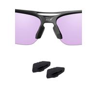Handwith 1 Pair Soft Silicone Sunglass Nose Pads for Oakley Mercenary OO9424, Push-in Anti-Slip Comfort Fit Glasses Nose Piece Nose Guard Replacement Kit Black