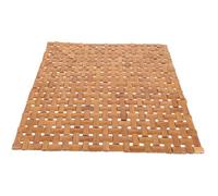 Handwoven Bamboo Cushion Pad - Breathable Square Outdoor Seat Mat for Garden Chairs Eco-Friendly Natural Accessory for Patio Comfort