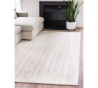 Handwoven Braided Natural Jute Area Rug, (2' x 3'), Living Rooms, Bedrooms, Dining Rooms