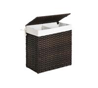 Handwoven Divided Clothes Hamper