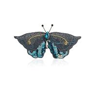 Handwoven Embroidery Butterfly Brooch Atmospheric Brooch Pin Women's Accessories