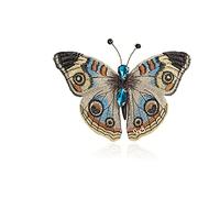 Handwoven Embroidery Butterfly Brooch Atmospheric Brooch Pin Women's Accessories