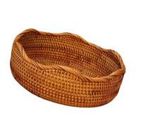Handwoven Fruit Holder Multipurpose Storage Basket for Countertop Dining Table Bread Storage Basket