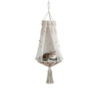Handwoven Macrame Cat Hammock 30/40cm Cotton Rope Hanging Bed For Cats