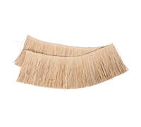 Handwoven Raffia Fringe Trim for Handbags and Beige 43 X 7