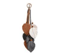 Handwoven Shaped Hanging Ornament Cotton Rope Pendant Decorations Modern Wall Decor for Home Studies Room Curtain Decorations