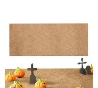 Handwoven Village Accessories Mat,Fiber Scene Rug for Holiday - Spooky Halloween Village Mat for Table Living Room Wedding Garden Farm Party Porch Fall