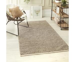 Handwoven Wool Loop Beige Rug - 230 x 160 cm - La Playa - Origins