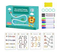 Handwriting Exercise Book for - Reusable Letter Guide | Preschool Smart Practice Tracing Pages, Fun Learning, Development Activity
