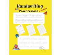 Handwriting Practice Book for Kids Ages 6-10: Fun Printing Workbook for Grades 1-3 to Improve Writing Skills and Build Confidence: Step-by-step letter ... - perfect for home or classroom learning.