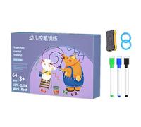 Handwriting Practice Cards,Erasable Reusable Learning Toys - Children Handwriting Sensory Learning Toys,for Boys Girls Home School Kindergarten Play Education