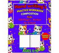 Handwriting Practice Composition Notebook with Red & Black Guidelines, 120 Pages 8.5x11: Primary Writing Paper for Kids - Perfect for Classroom, Homeschool & Daily Practice