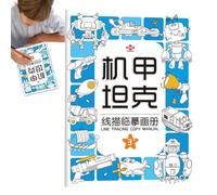 Handwriting Practice - Drawing Copybook, 7.28x10.24 Inches Workbook with Interactive Coloring Pages, Learning Paper Set, Skill Building Stationery, Creative Developmental Toys for Homeschool Classroom