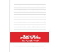 Handwriting Practice for Teens: Improve Penmanship, Letter Formation, and Writing Confidence with Structured Practice Pages