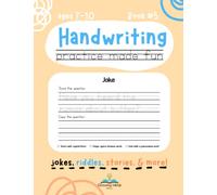 Handwriting Practice Made Fun: Jokes, Riddles, Stories, and More! Penmanship and Writing Workbook with Sentences for 2nd, 3rd, 4th Grade