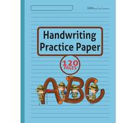 Handwriting Practice Paper: 120 Pages of Dotted Line Writing Fun - Perfect for Kids Learning to Write ABCs and Numbers