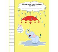 Handwriting Practice Paper for Kids / Notebook with Dotted Lines: 100 blank handwriting practice pages; 8.5" x 11"; Dotted lined notebook for kids