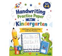Handwriting Practice Paper for Kindergarten: 120 Pages of Handwriting Lines Plus Bonus Pre-Writing Practice Sheets | Dino Magic Edition